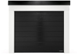 GARDEON® Garage mit Hörmann Garagentor, Fenster und Carport links